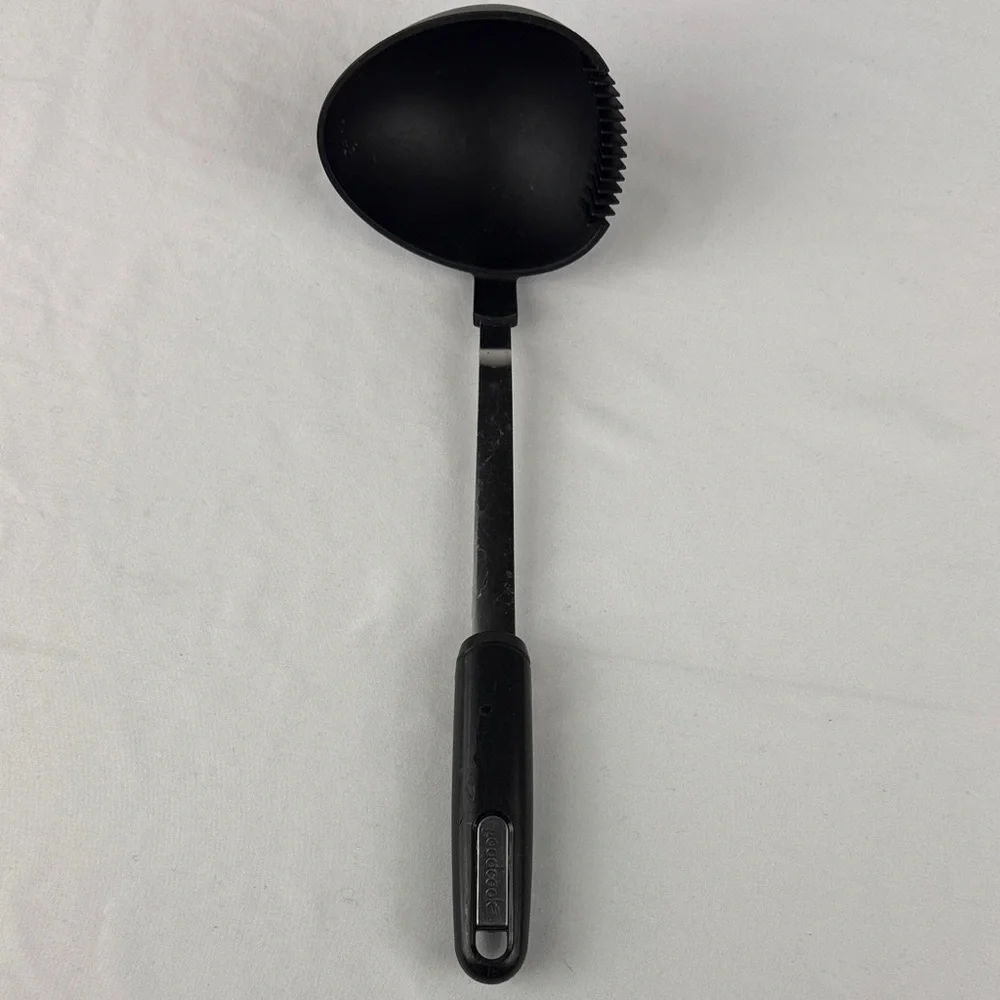 Goodcook Hi-Temp Nylon Kitchen Ladle with Sprout and Strainer